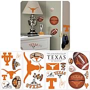 University Of Texas Peel and Stick Wall Applique